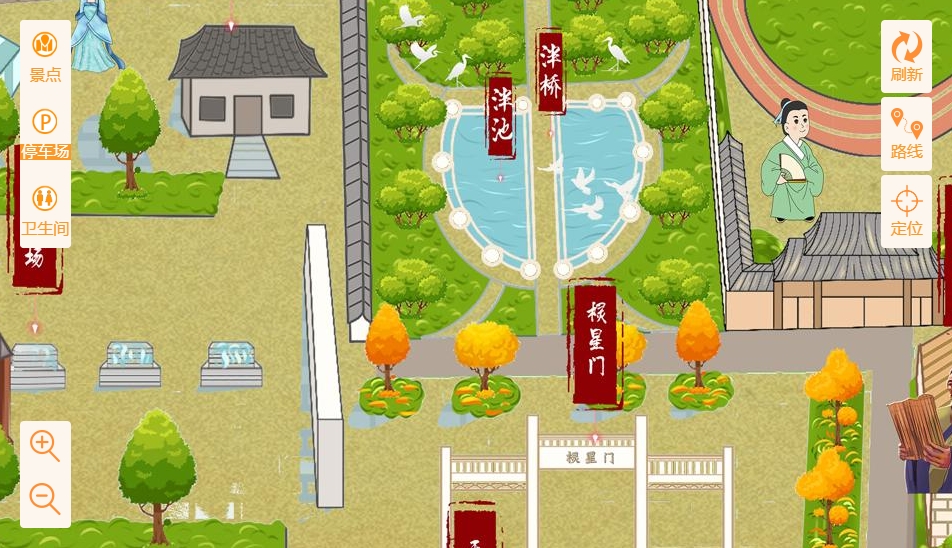 黄陂手绘地图景区语音讲解导览系统：智慧景区建设的基石