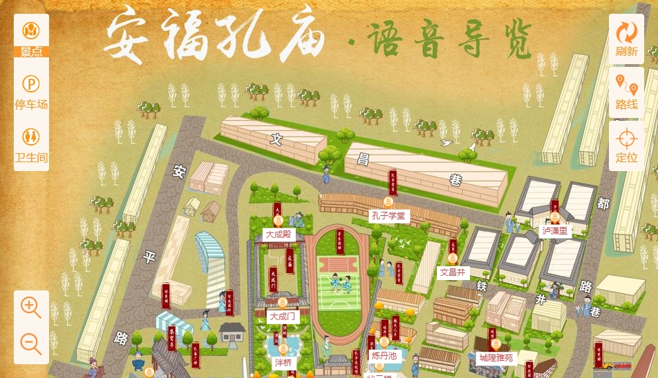 黄陂手绘地图：智慧景区智能化服务的延伸